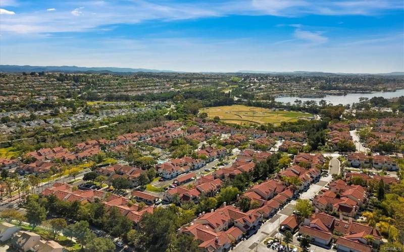 Arial view of the entire complex.