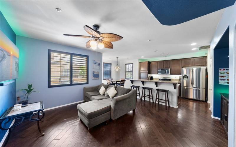 living room and kitchen 2nd floor