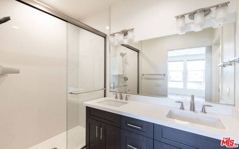 master bathroom dual sinks