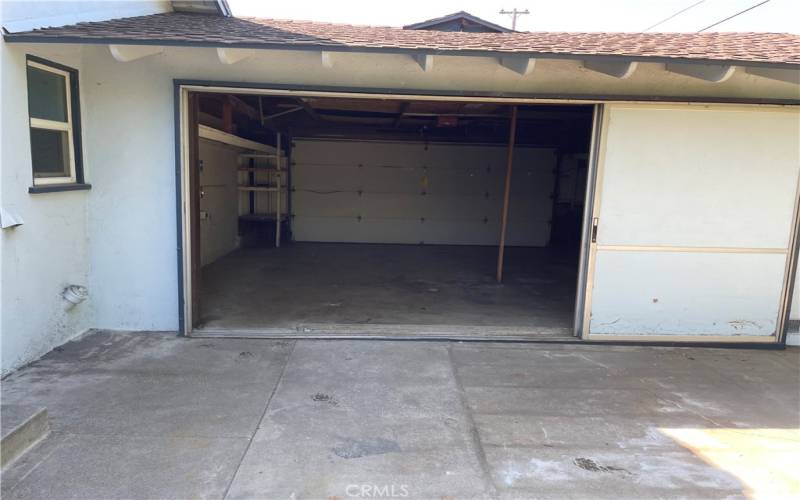 Pass-through garage door!