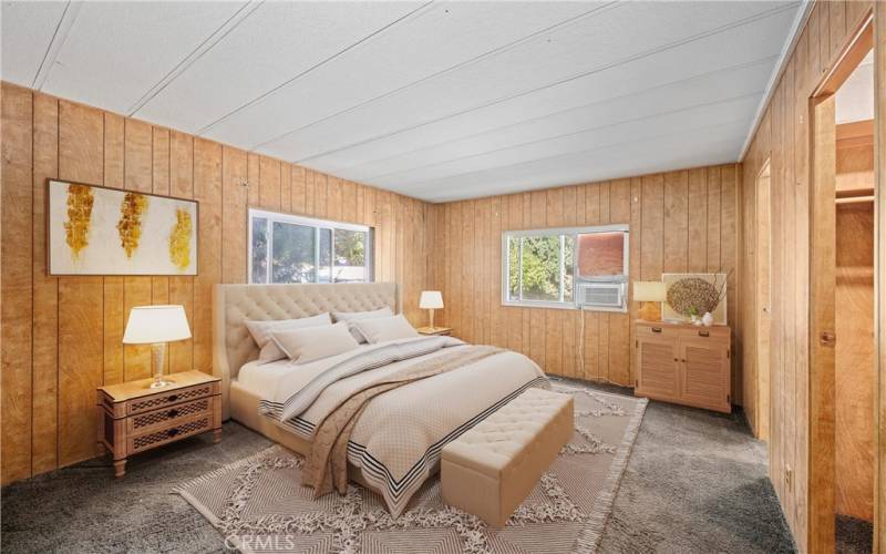 Primary Bedroom w/ Walk-In Closet & Ensuite Bathroom! - Disclaimer: This room has been virtually staged.