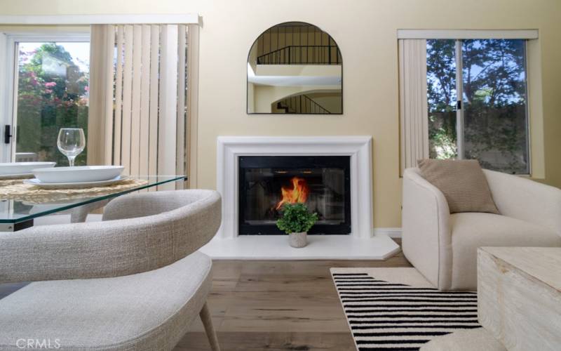 Gas fireplace