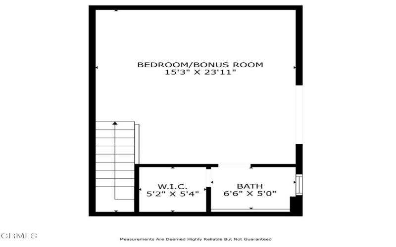 Floor plan upper level