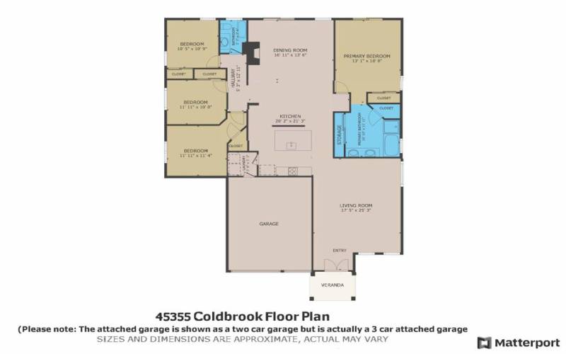 45355 Coldbrook Floor Plan