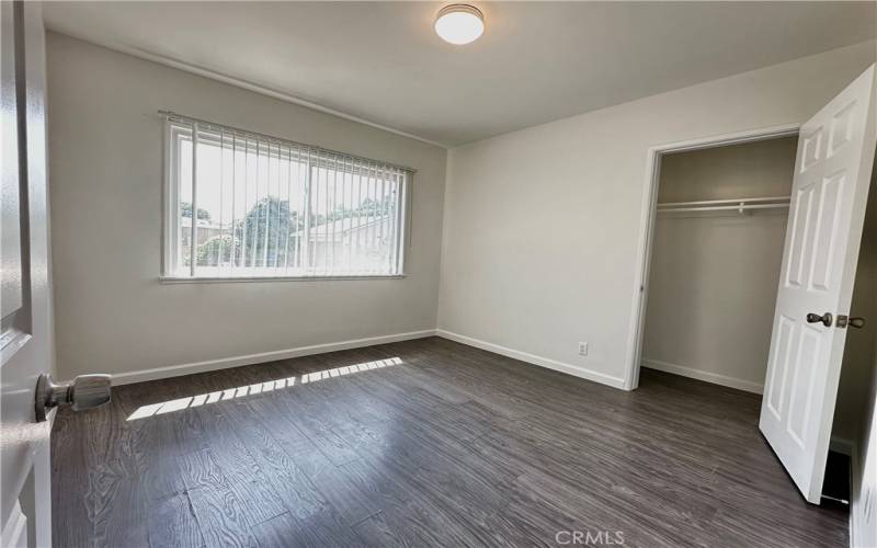 Lots of natural light in the second bedroom