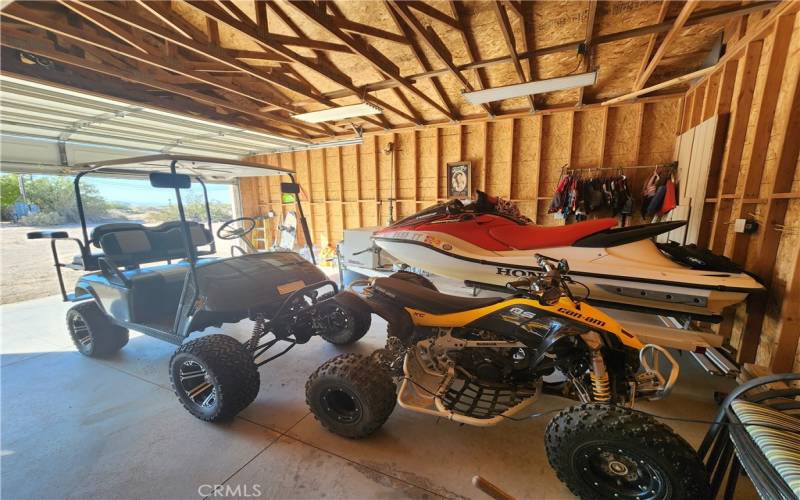 Golf cart, wave runner and quad included