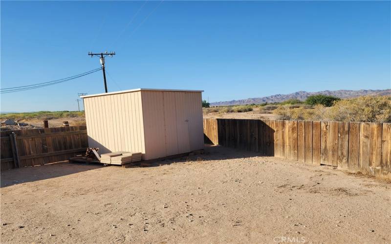 Additional storage shed