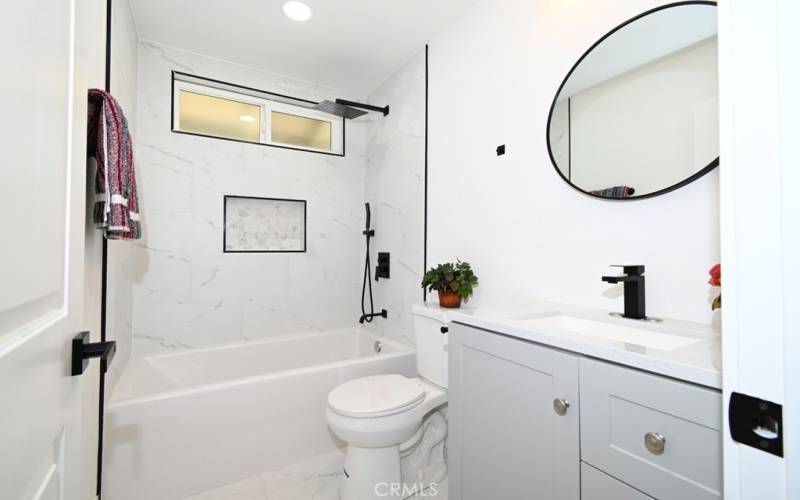 REMODELED GUEST BATHROOM