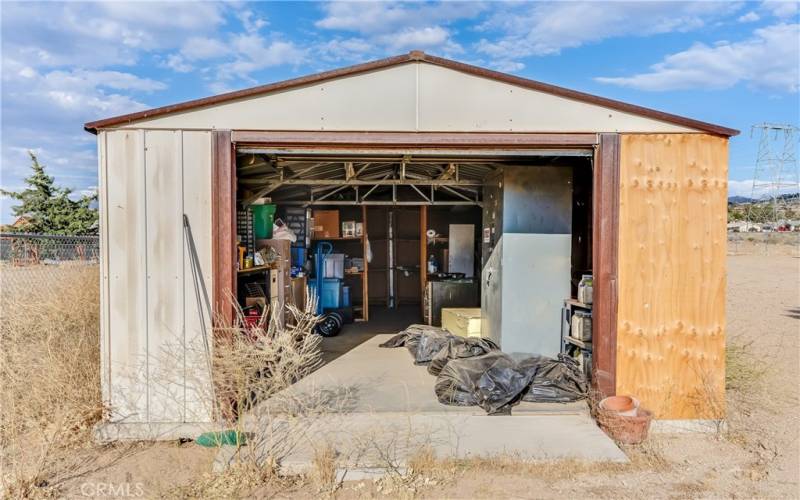 Detached car garage/shed