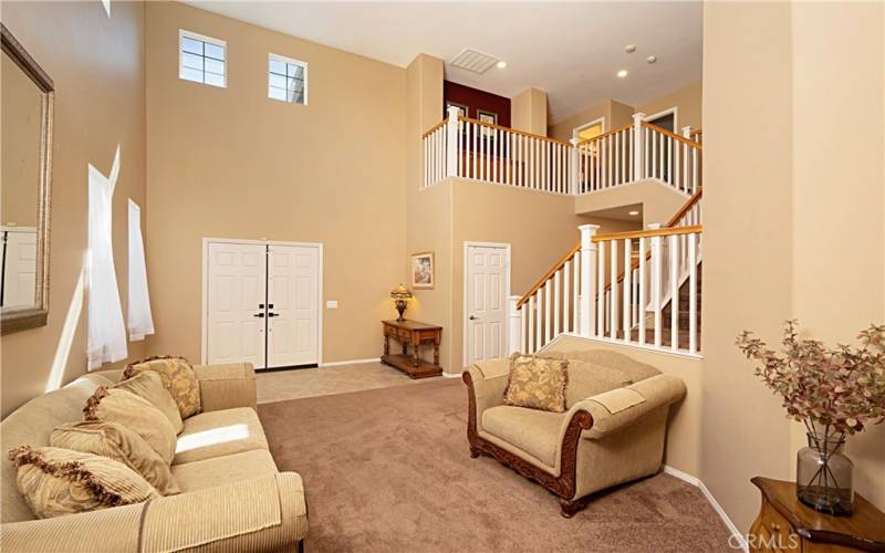 Formal Living Area with High Ceiling