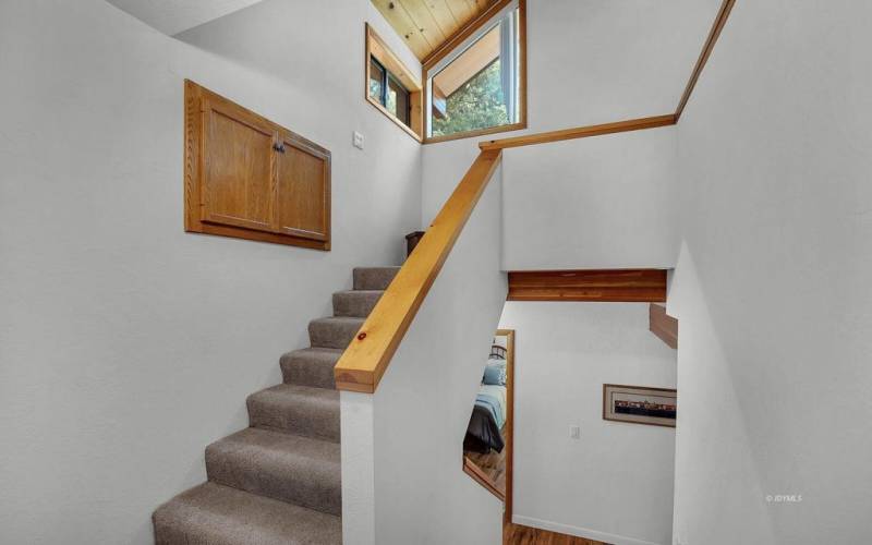 26 Stairwell to loft and master suite