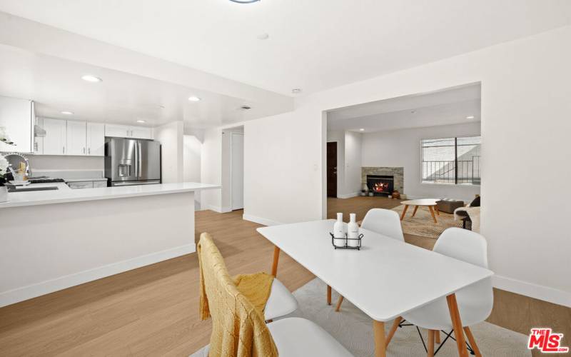 Dining area and Kitchen