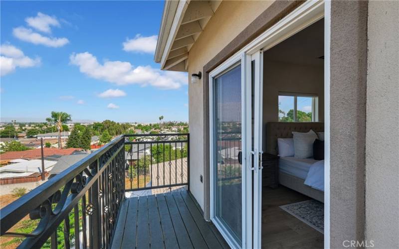 primary bedroom balcony