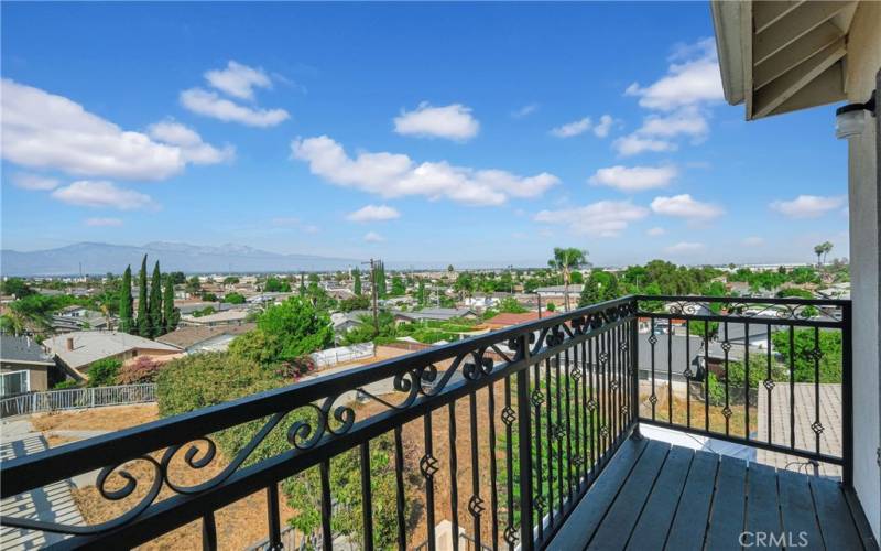 primary bedroom balcony