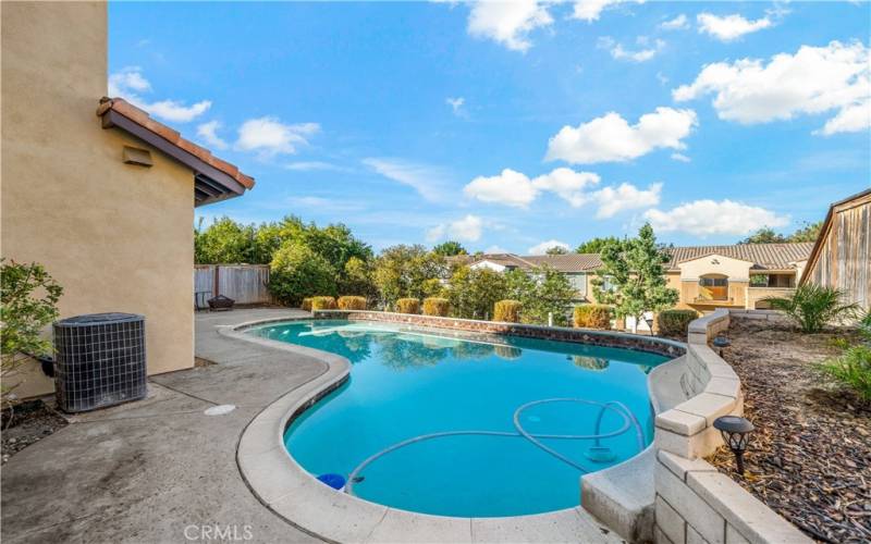 Pool looking southwest