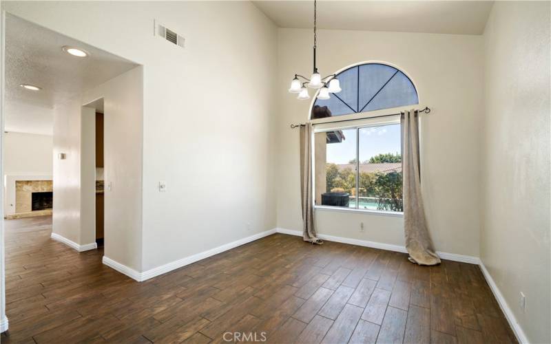 Formal dining area