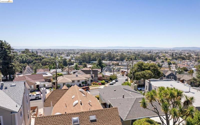 Sweeping Views of Oakland Rooftops and the SF Bay