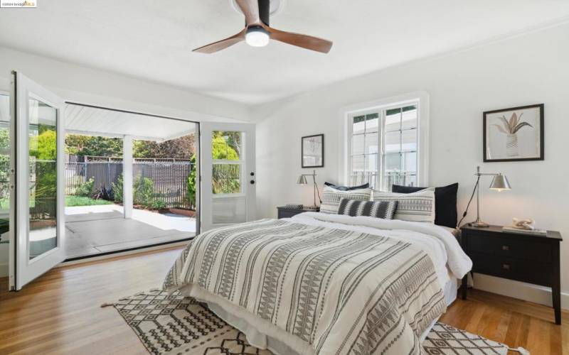 Bedroom w/French Doors