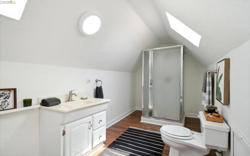 Upstairs Bathroom in Converted Attic/Retreat Space