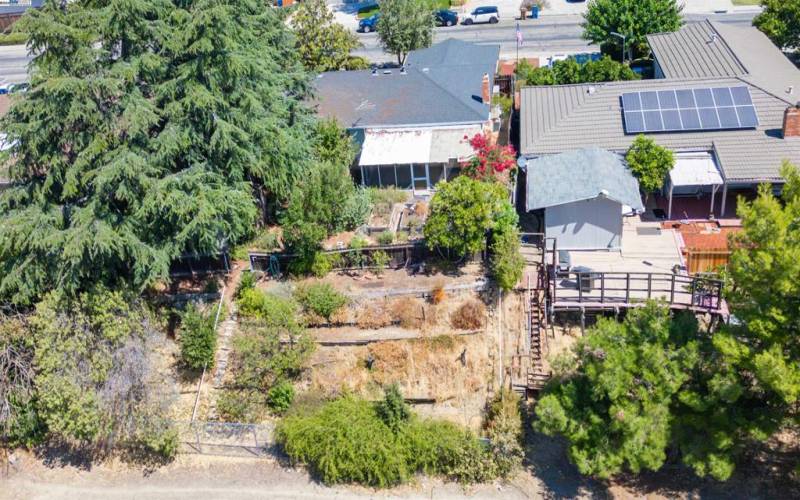 Backyard Aerial with Downslope Yard