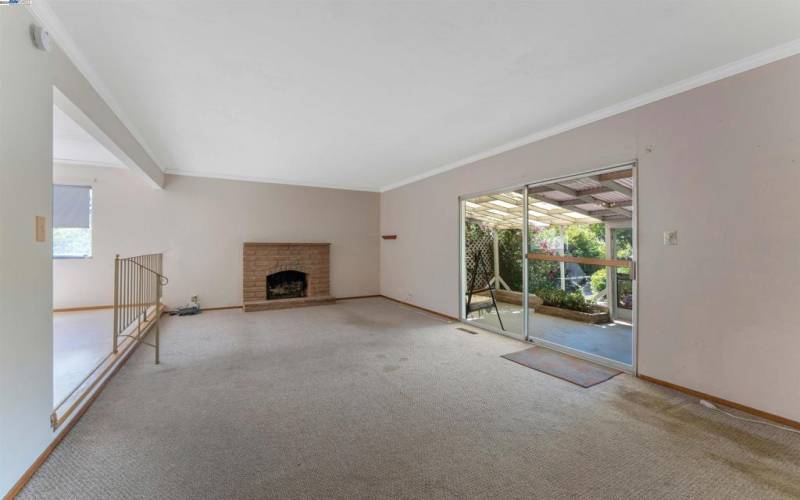 Family Room with Fireplace