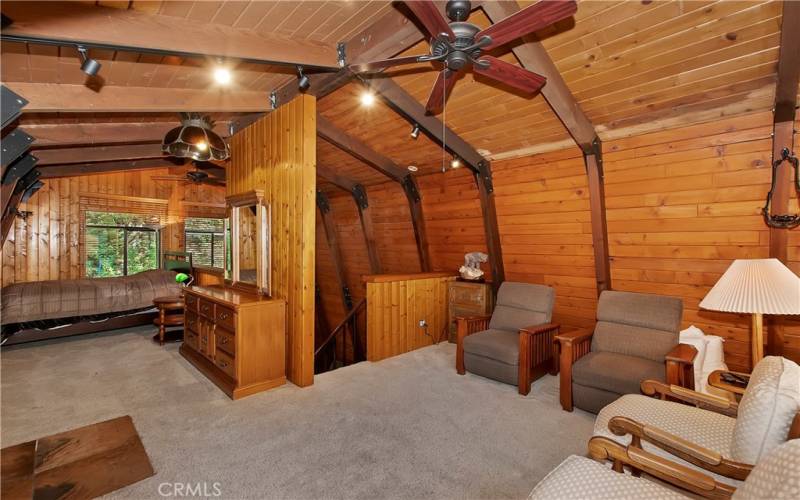 Upstairs Living Room And Third Sleeping Area