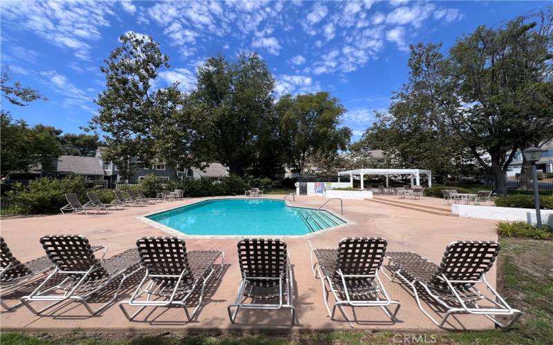 1 of 2 gated pool & spa areas