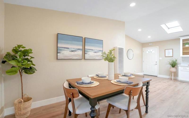 Dining Area next to Hallway leading to Bedrooms and Bathrooms!