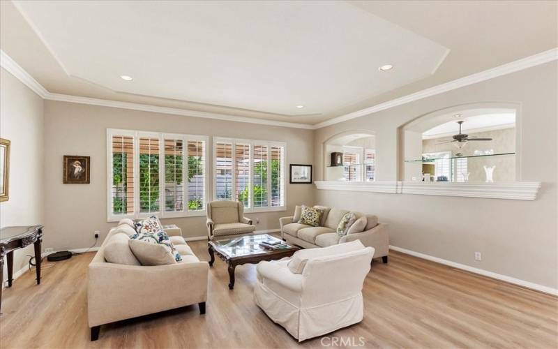 Coffered Ceilings & Pricey Crown Molding