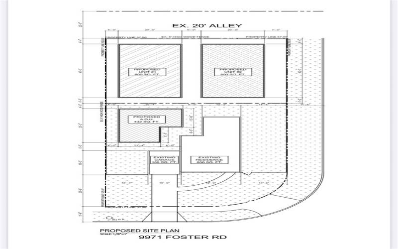 AB9 plan for future lot split