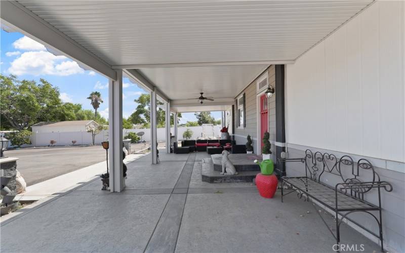 Front patio porch