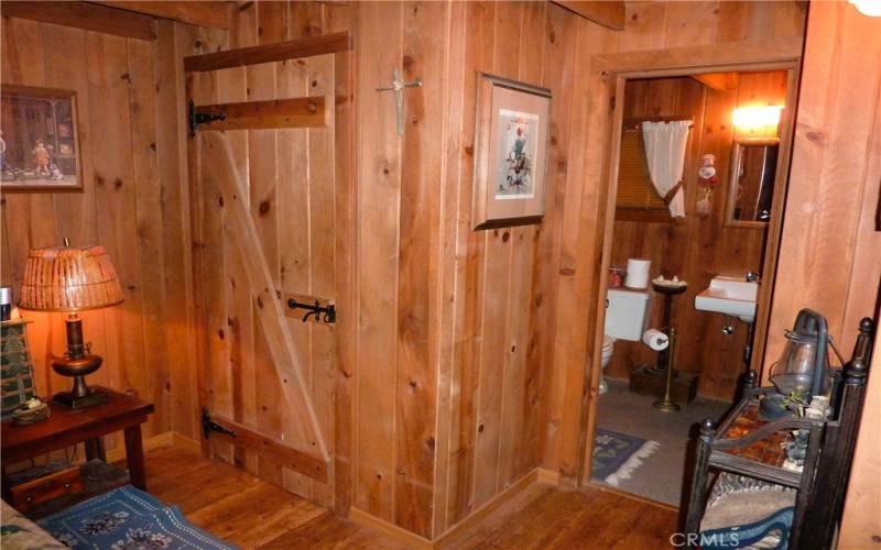 The Closet Door In The Main Level Bedroom Is Custom Made