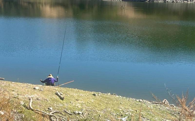 Fishing at Chesbro Reservoir County Park. 10min drive