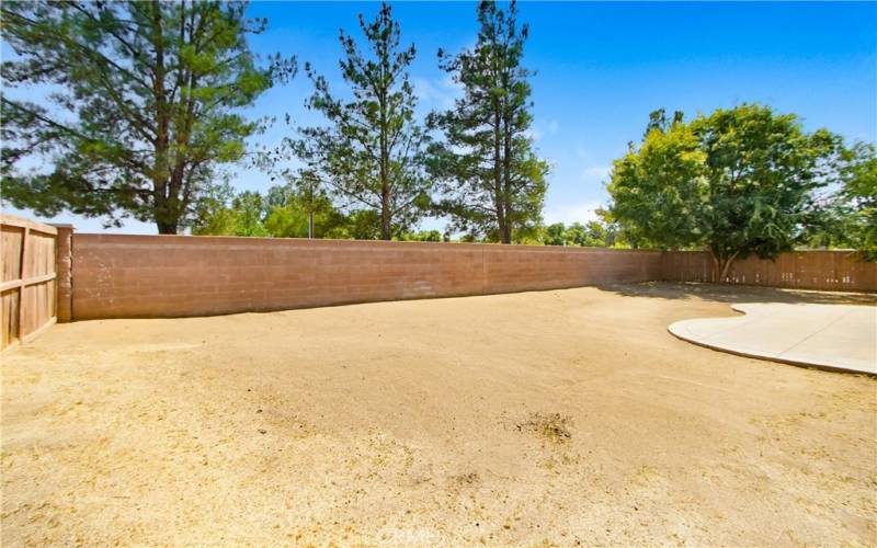 Backyard Room for Pool and More