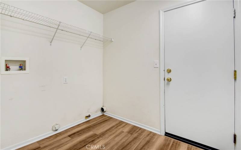 Laundry Room Main Level Door Leading to Garage