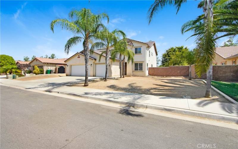 Front Street View with Possible RV on each side of property