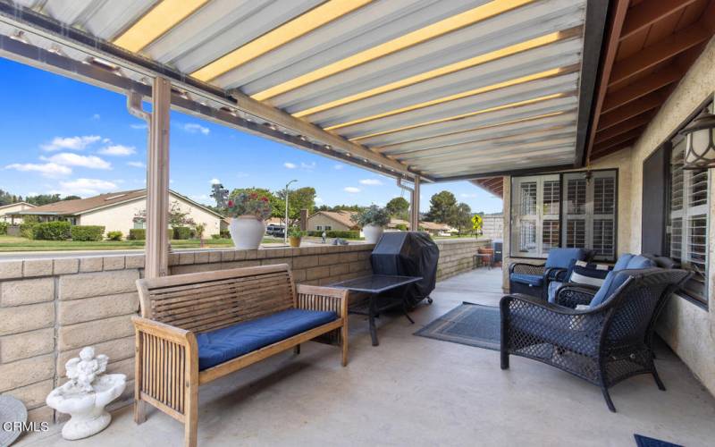 Covered patio