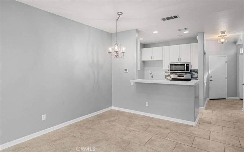 Living Room looking into Kitchen