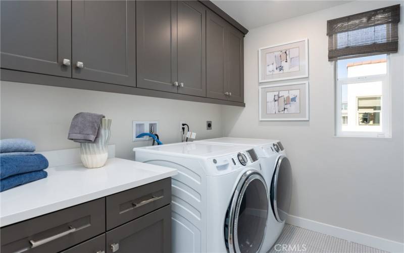 Laundry room is located on the second floor with all bedrooms. Rental comes with WASHER & DRYER