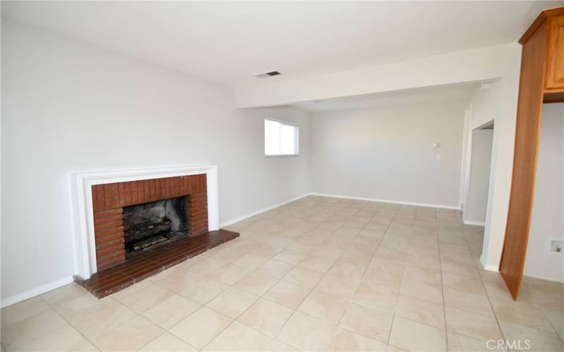 Informal dining area/Family room.