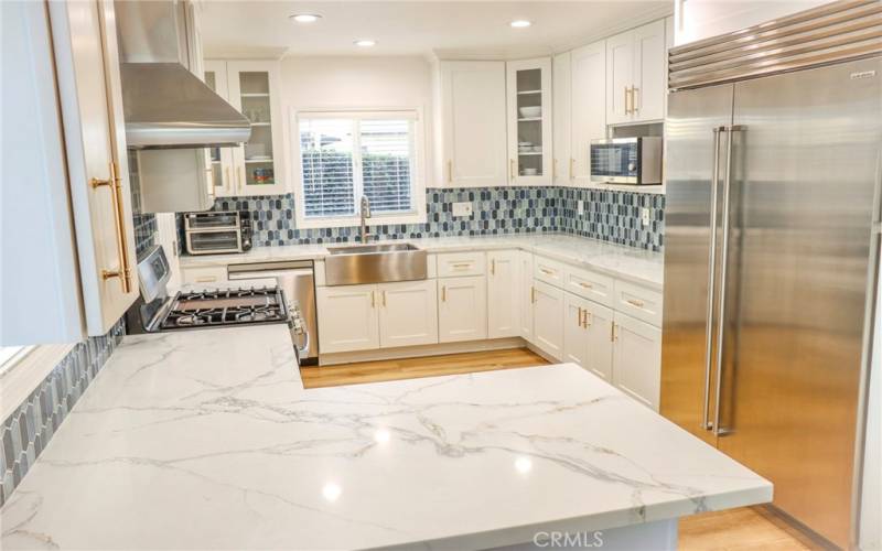 Remodeled kitchen