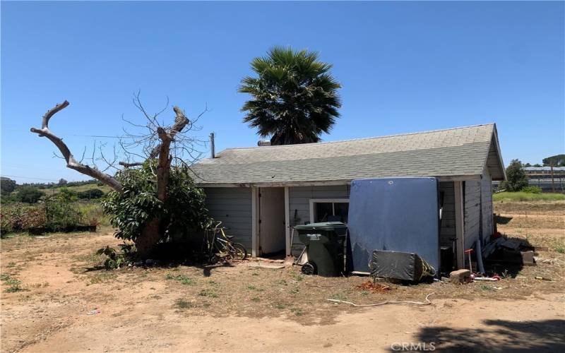 Detached garage with permits