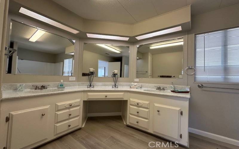 Master bathroom.