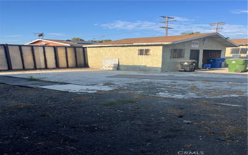 Parking Adjacent to Garage