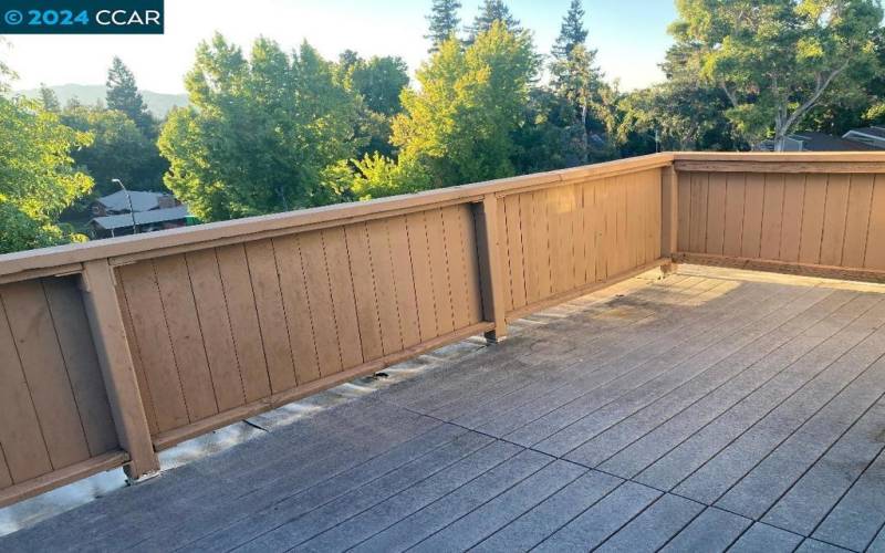 Rooftop Deck w/View to West