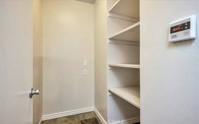 Pantry Closet right off kitchen