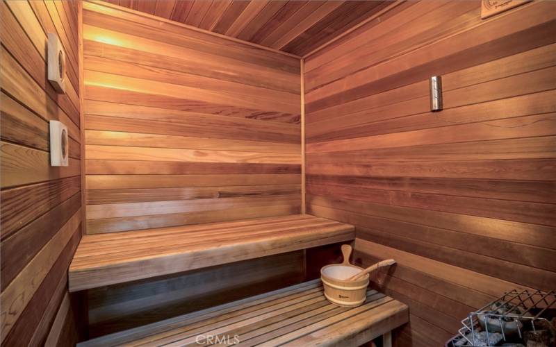 Dry Sauna in Bedroom