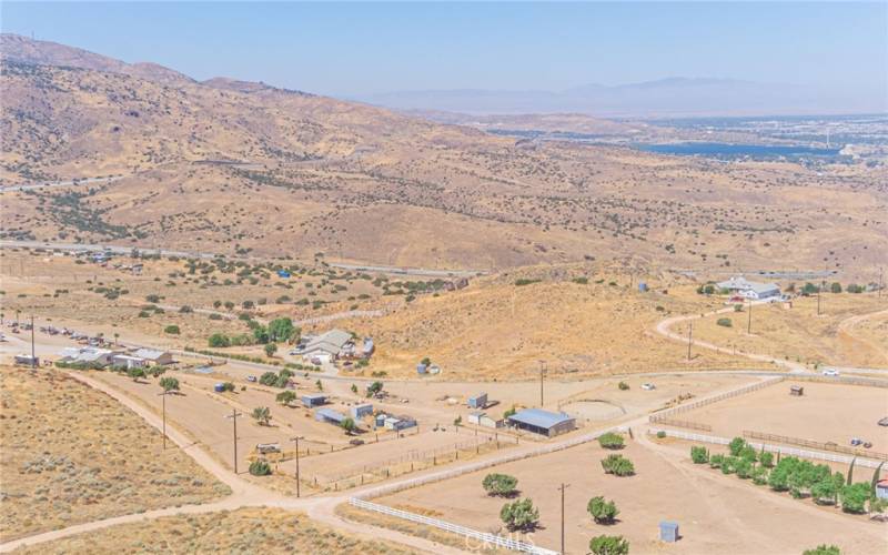 South Westerly view of ranch