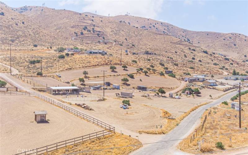 South Easterly views of 6 acrea ranch