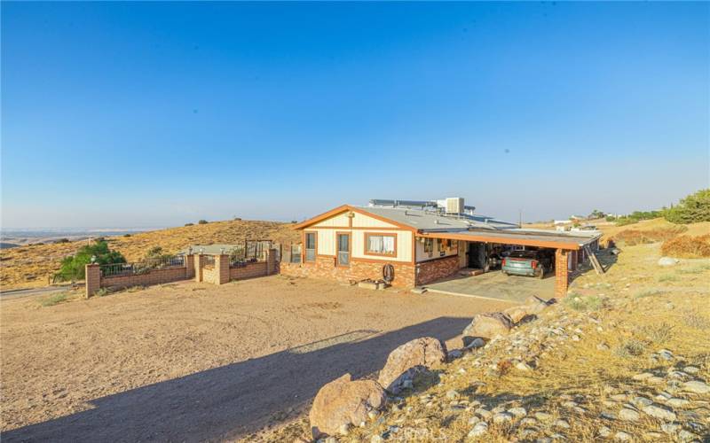 front of property North Westerly view over Antelope Valley